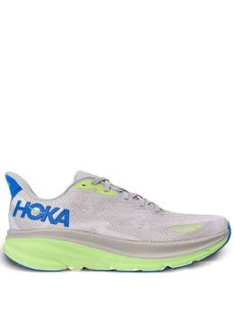 HOKA: Голубые кроссовки 