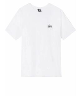 STUSSY: Белая футболка 