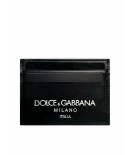 DOLCE&GABBANA: Чёрный картхолдер 