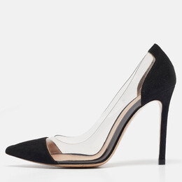 Gianvito Rossi: Чёрные туфли  Plexi