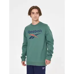 Reebok: Зелёный свитшот 