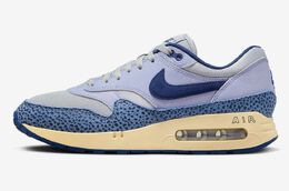 Nike: Синие кроссовки  Air Max 1