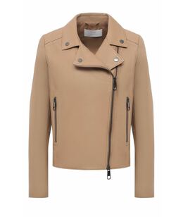 HUGO BOSS: Кожаная куртка 