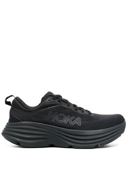 Hoka: Чёрные кроссовки 