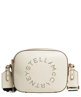 Stella McCartney: Белая сумка через плечо  Stella Logo mini