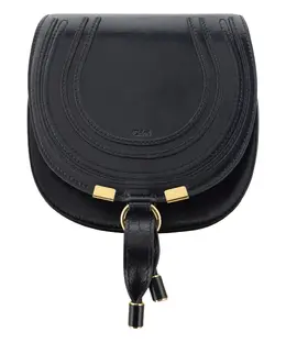 Chloé: Чёрная сумка через плечо  Marcie small