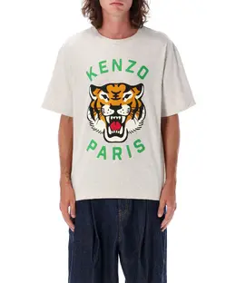 Kenzo: Футболка  Tiger оверсайз