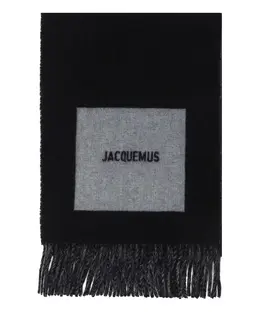 Jacquemus: Чёрный шарф 