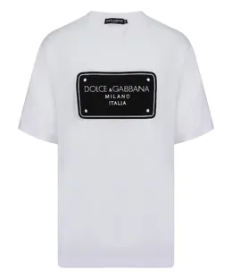 Dolce & Gabbana: Хлопковая футболка  T