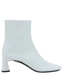 Balenciaga: Белые ботинки 