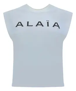 Alaïa: Хлопковая футболка 