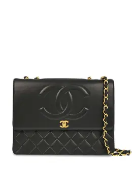CHANEL Pre-Owned: Чёрная сумка 