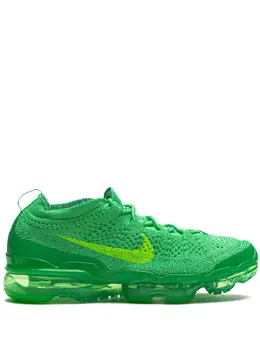 Nike: Зелёные кроссовки  Vapormax