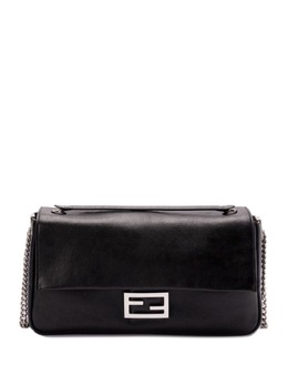 FENDI: Чёрная сумка  Baguette