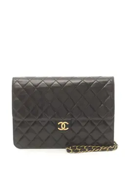 CHANEL Pre-Owned: Чёрная сумка 