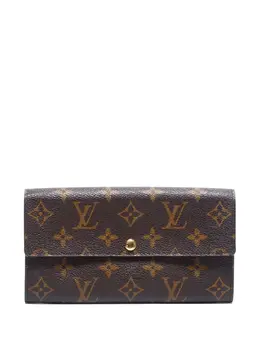 Louis Vuitton Pre-Owned: Коричневый кошелёк 