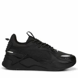 PUMA: Чёрные кроссовки  RS-X