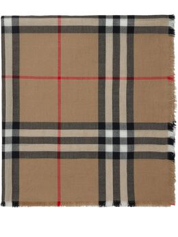 Burberry: Бежевый шарф  Vintage Check