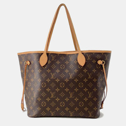 Louis Vuitton: Коричневая сумка  Neverfull