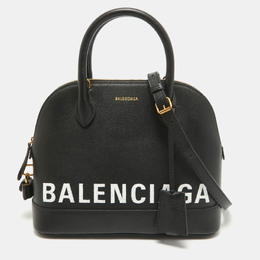 Balenciaga: Чёрная сумка  Ville