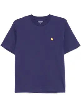 Carhartt WIP: Фиолетовая футболка  Chase