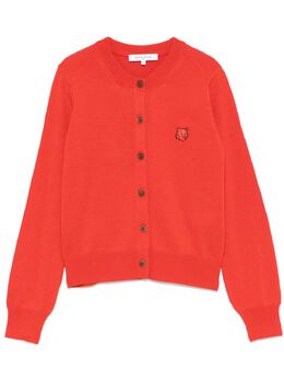 Maison Kitsuné: Красный кардиган 