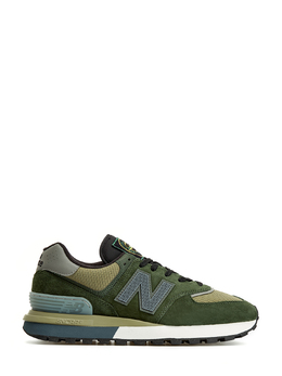 New Balance: Тёмные кроссовки  574