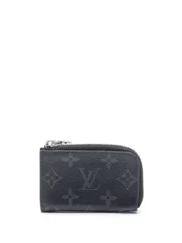 Louis Vuitton Pre-Owned: Чёрный кошелёк 