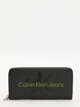 Calvin Klein Jeans: Чёрный кошелёк 