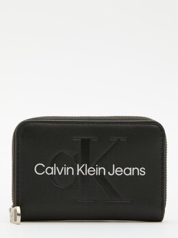 Calvin Klein Jeans: Чёрный кошелёк 