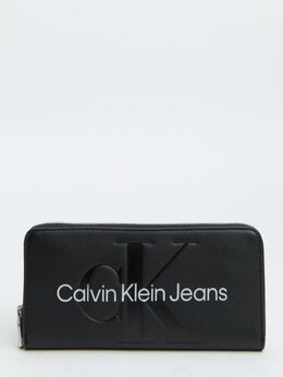 Calvin Klein Jeans: Чёрный кошелёк 