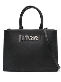 Just Cavalli: Чёрная сумка-шоппер 