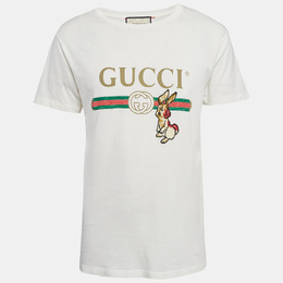 Gucci: Белая футболка 