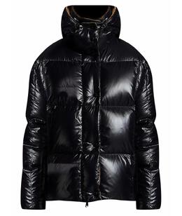 MONCLER: Чёрный пуховик 