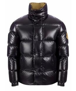 MONCLER: Чёрный пуховик 