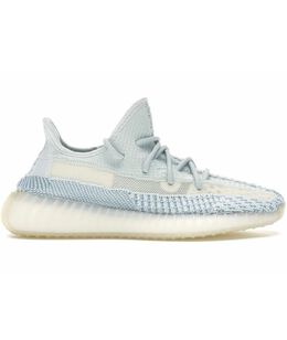 ADIDAS YEEZY: Белые кроссовки 