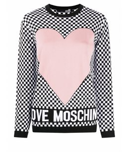 LOVE MOSCHINO: Жаккардовый свитер 