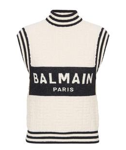 BALMAIN: Чёрный жилет 