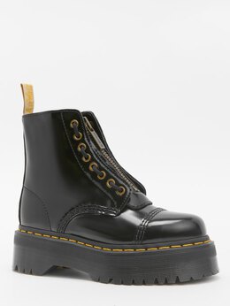 Dr. Martens: Чёрные ботинки 