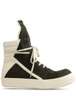 Rick Owens: Чёрные кроссовки  Geobasket