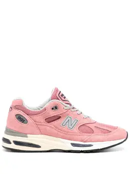 New Balance: Розовые кроссовки 