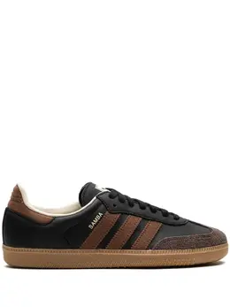 adidas: Коричневые кроссовки  Samba