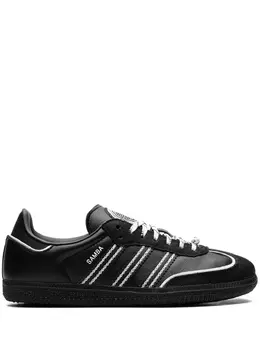 adidas: Белые кроссовки  Samba