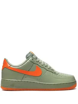 Nike: Зелёные кроссовки  Air Force 1 Low