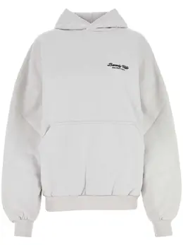 Balenciaga: Белая толстовка 