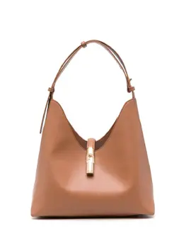 Furla: Коричневая сумка-шоппер 