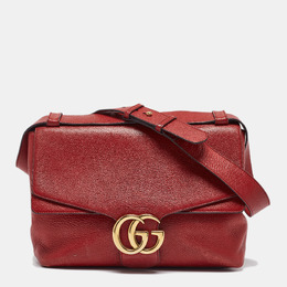 Gucci: Красная сумка  GG Marmont