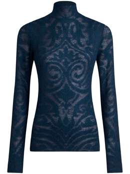 ETRO: Жаккардовый свитер 