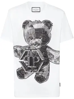 Philipp Plein: Хлопковая рубашка  Teddy Bear