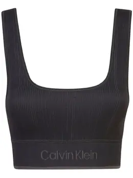 Calvin Klein: Топ с принтом 